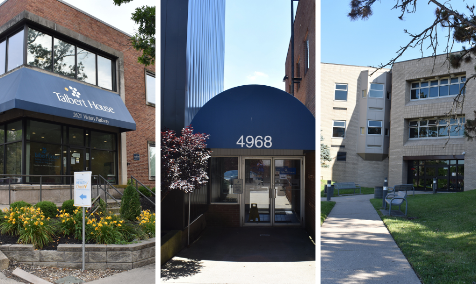 Building canopy and entrances